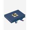 walther Design Storage Boxes Blue with Cover Punching, Fun FB-112-L