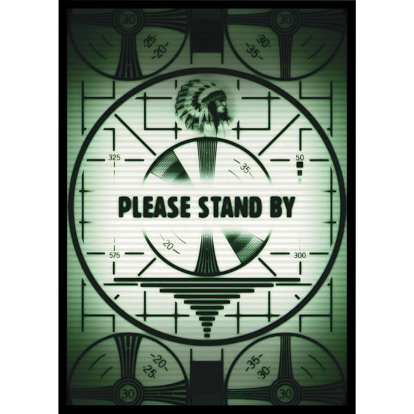 Digital Sorcery Studio Please Stand by Card Game Sleeves - 100 Pack - Compatible with MTG and Other TCGs - Perfect for MTG Fallout Decks