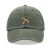 Red Kite Bird Baseball Cap Vintage Washed Unisex Dad Hat Adjustable Olive