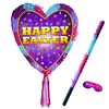 HAPPY EASTER Pinata with stick - Party fun game - Big 41cm x 38cm