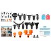 Upgraded 15 PCS Massage Gun Attachments for Hypervolt Go - Versatile Relief