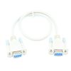MyCableMart 1.5ft Serial Null-Modem, DB9/DB9 Female to Female Cable