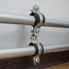 sourcing map 3 Pcs Split Ring Pipe Hanger, 140mm/5.5inch Adjustable Pipe Bracket Clamp Wall Ceiling Mount Pipe Strap Support for Plumbing Drainage Pipe Tube