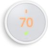 Google Nest Thermostat - Programmable Smart Learning Thermostat with Easy Installation and Trim Kit Bundle, White