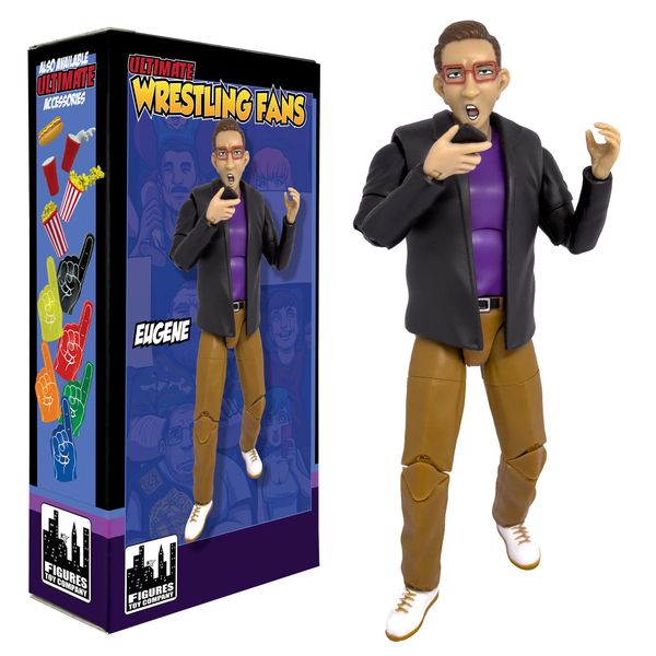 Ultimate Wrestling Crowd Fan Figures: Eugene