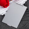 FRCOLOR Portable Makeup Mirror, Folding Mirror, Compact Mirror, 4.5 x 3.1 inches (11.5 x 8 cm), Convenient to Carry (Silver)
