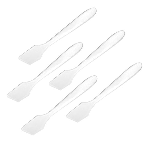 SumDirect 400pcs Disposable Plastic Cosmetic Spatulas,Makeup Spoons for Mixing and Sampling