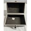 Portable Safe Security Light Hard-Case Storage Front Lock Box 5 1/4X4 3/4 X8 3/4