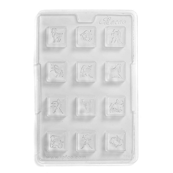 Zodiac Signs Chocolate Mould 12 Cavity