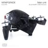 WRAPGRADE Skin Compatible with DJI FPV | Full-wrap (Black Bumpy CAMO)