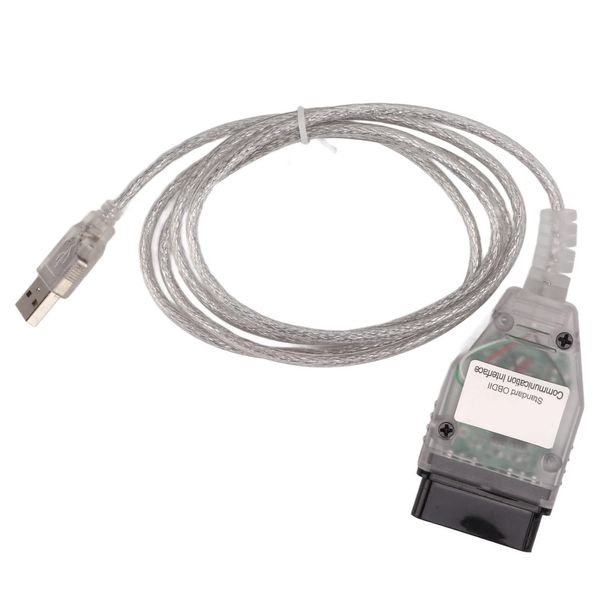 Akozon OBD2 Adapter OBD2 USB Adapter J2534 MINI VCI-Kabel Kunststoff OBD2 Diagnosekabel für KLine ISO 9141 KWP 2000 ISO 142304