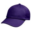 L4 Kids Plain Baseball Cap 5 Panel (Purple, One Size)