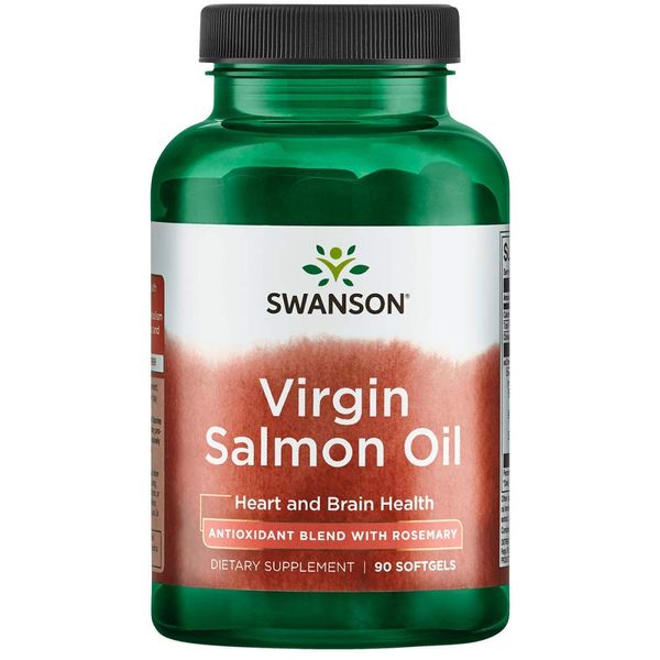 Swanson Virgin Salmon Oil (ecomega) 1050 Milligrams 90 Sgels