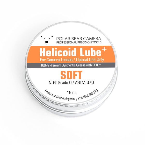 Helicoid Lube+ Damper Grease for Camera Lenses Focus Ring 15ml (SOFT - 15ml)