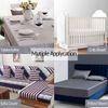 Bed Sheet Holder Straps - Adjustable Bed Sheet Clips Fasteners Keep Sheets Stays in Place,2Pcs/Set Black