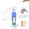 SUXNOS Essential Oils Roller Bottles 10ml 12PCS Rainbow Glass Bottles Refillable Container Aromatherapy (Funnels, openers, labels, plastic pipettes included) Ideal for Home and Travel