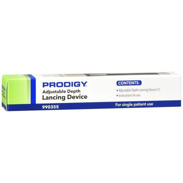 PRODIGY LANCING DEVICE ADJUSTABLE DEPTH