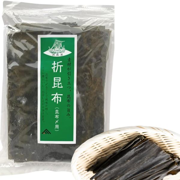 Hokkaido Kelp Tightening Kelp, Oriented Kelp, Made in Donan, 17.6 oz (500 g) [Kombu Specialty Store, Genzoya] Perfect for Kombu Tightening, Miso Soup, Soup, Yudofu and More to Enhance Sashimi, Large