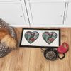 'Hummingbird with Heart' Pet Feeding Mat (PM00027591)