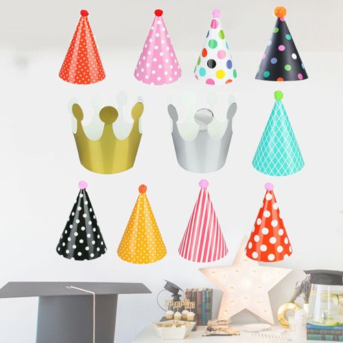 11 Pcs Dogs Birthday Hat Cat Hats Cone for Pets Party Child