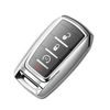 Tukellen Dodge Ram 1500 Key Fob Cover, Soft TPU Case Protector, 4/5/6-Button, Silver