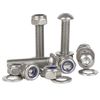 Bolt Base M5 x 20 A2 Stainless Steel Socket Button Head Screws + Nyloc Nuts & Washers Kit (20 Each)