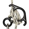 SOB Rescue Figure 8 Descender Belaying 40KN Bent Ear Belay Device Rock Climbing Rappelling Gear Aluminum Magnesium Alloy