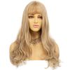 Wig Long Straight Natural Wig Full Wig Bangs Small Face Natural Heat Resistant Wig (M27613)