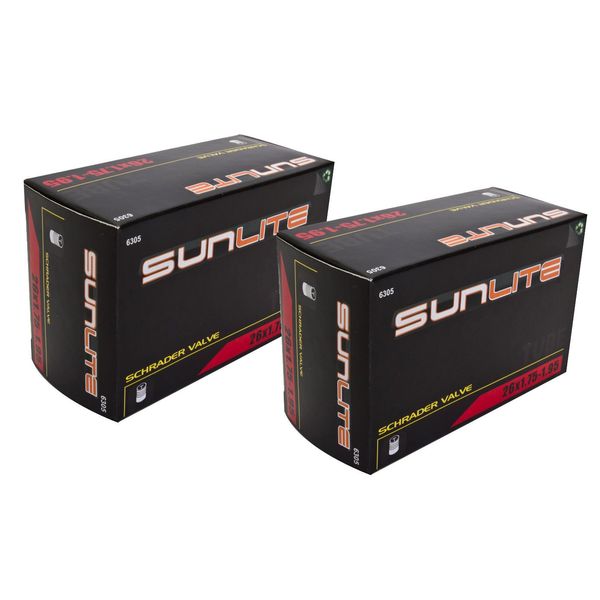 Tube, 26 x 1.75-1.95 32mm Schrader Valve, Sunlite (2 Pack Saver)