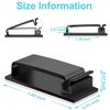 30 Pcs Black Self-Adhesive Cable Clips, Cable Management Multi-Purpose Hooks, Cable Retainers, Decorative Clips, Multiple Cable Retainers for Computers, TVs and Under Desks