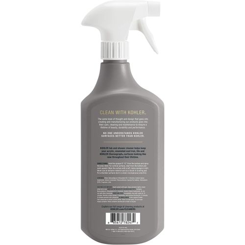 Kohler K-EC23732-NA Tub and Shower Cleaner, Bathroom Cleaner, 28 FL Oz