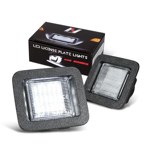 NUVISION LIGHTING Pair of LED License Plate Lights Compatible with 15-20 F150, FO2870101, NVL-LPL-029
