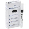 Whitebox Whiteboard Marker Bullet Tip Black [Pack 10]