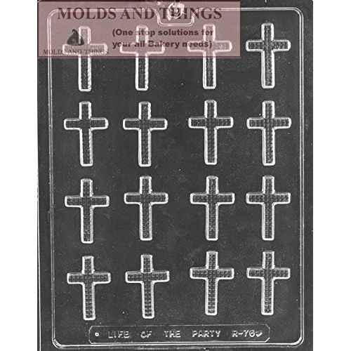 Bite Size Crosses Chocolate Candy Mold With © Candy Making Instruction