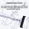 All Metal Heavyweight Chrome ATRA Compatible Twin Blade Razor & 10 Personna Pivot Plus Blades
