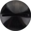 Black Quarter Turn Panel Fastener, Extra Large 1-1/8 In Diameter Head
