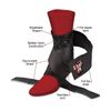 Swede-O Strap Lok Ankle Brace, Black, Medium