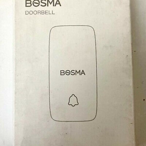 Bosma Smart Doorbell, CR2032 Works with Bosma X1 For Home Safety