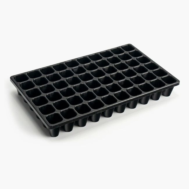 CONTAINERWISE Charles Dowding No Dig CD60 Long-Life Propagation Tray, Seed Tray, 60 Cells