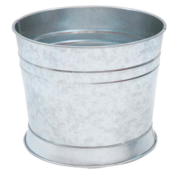 TableCraft Products BDGTUB 1.75 Gallon Galvanized Tub/Base for Glass Beverage Dispenser Replacement Top