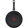 Tefal Hard Titanium Pro Frying Pans Diameter 24/28 cm Extra Deep Induction Aluminium Black