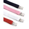 Olata Children's Y-Shape Adjustable Braces/Suspenders (0-2 Years) - 2cm. Dark Grey