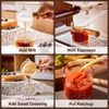 PARACITY Espresso Cups, Double Spout Glass Measuring Cup