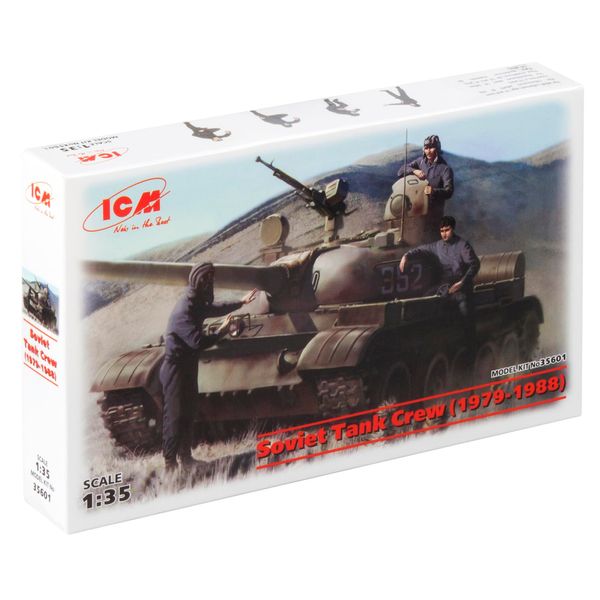 ICM 1:35 - Soviet Tank Crew (1979-1988) 4 Figs