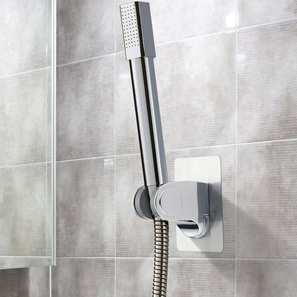 1 minute installation no-touch bathroom shower holder