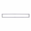 Chrome Plastic Vertical Warning Light Panel Bezel 2000-2010 International 9400