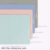 iMAT A4 Flip Cutting Mat Notebook Type Double Sided TPE Eco Folding Cutting Mat (Light Gray)
