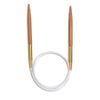 Seeknit Circular Knitting Needles, Bamboo, Beige, 50 cm x 10 mm
