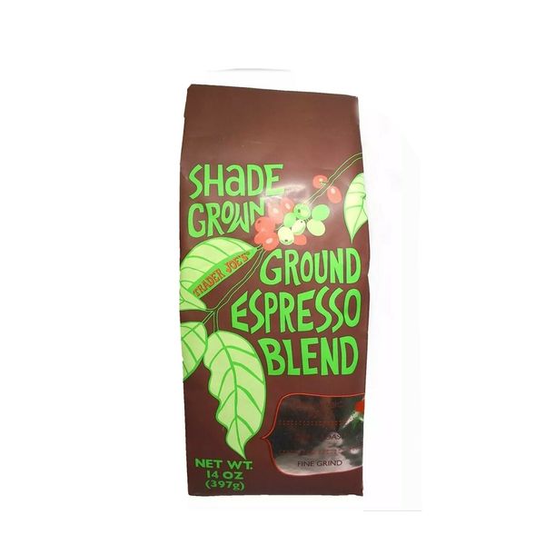 Trader Joe's Shade Grown Espresso Ground Blend 14 OZ
