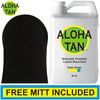 ALOHA TAN - VERY DARK - 8 oz - Spray Tanning Solution Liquid Mist + Tanner Mitt